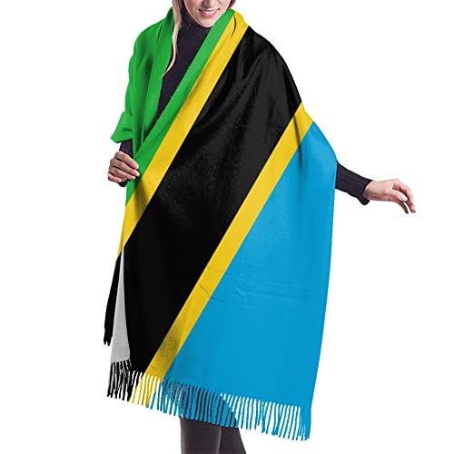 Flag of venezuela Womens Winter Scarf Cashmere Feel Shawl Wrap Soft Warm Blanket Scarves Fringe Scarf