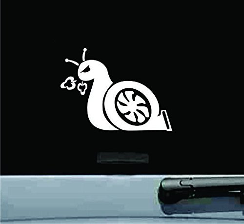 Keen JDM Boosted Snail Decal Turbo Turbocharger Boost PSI Vinyl Sticker | 5