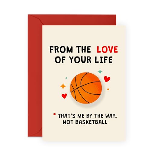 CENTRAL 23 Birthday Card For Her - Basketball Love Of Your Life - Anniversary Card Couple...