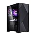 Zalman Z3 Iceberg ATX Mid Tower Computergehäuse, 2 x 120 mm ARGB-Lüfter, 4 mm Seitenwand aus gehärtetem Glas, Front-I/O USB 3.0, magnetischer Staubfilter, Gaming-Gehäuse mit Kabelmanagement (schwarz)