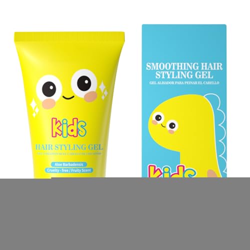 Gel para el cabello para niños, gel natural y duradero para...