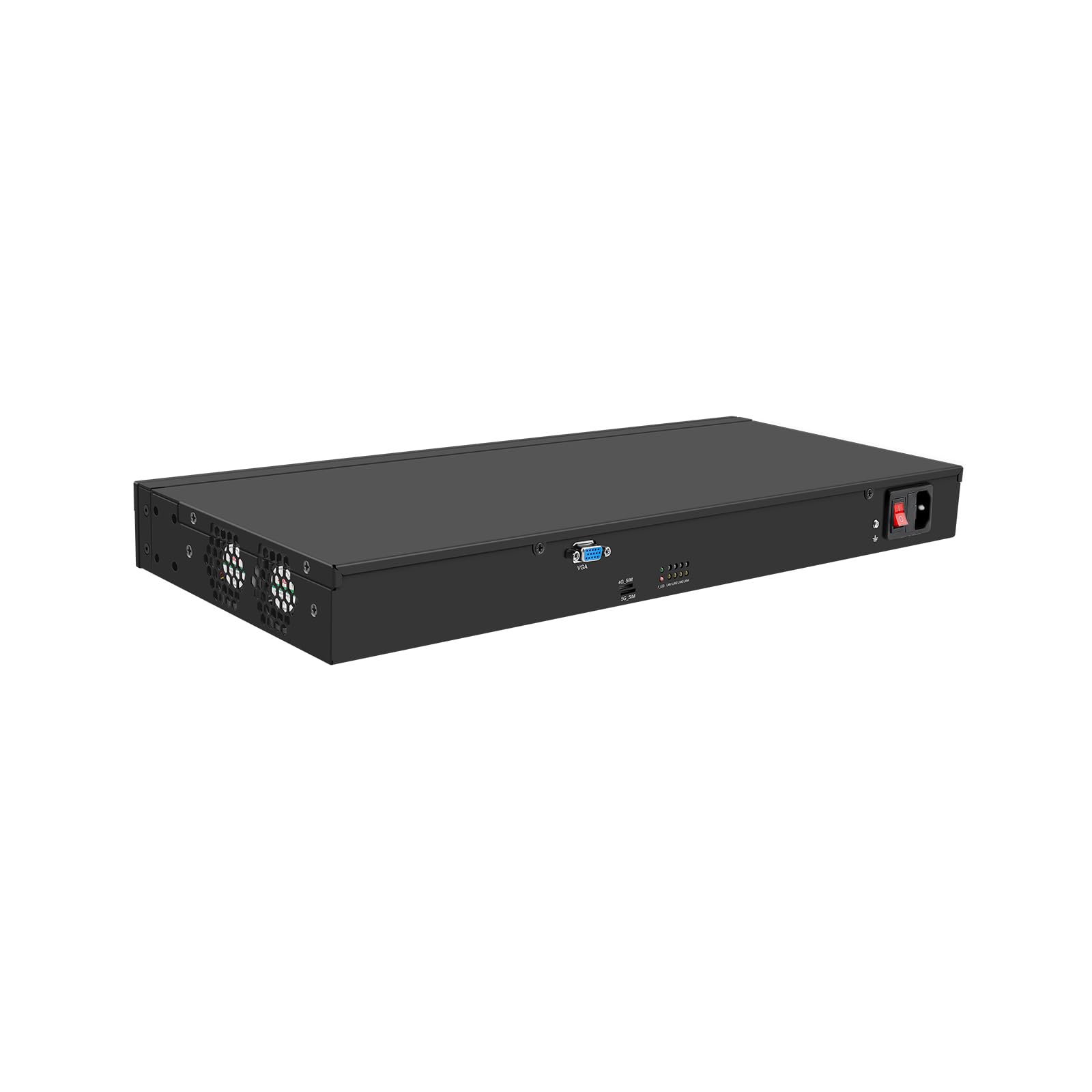 Firewall Hardware 1U, PFSense, OPNsense, VPN, Router PC, N150, RJ73, 4 x 2.5GbE LAN POE ETH0-3, Console, HDMI, VGA, Dual SIM Slot, TPM2.0, 16G RAM, 128G SSD