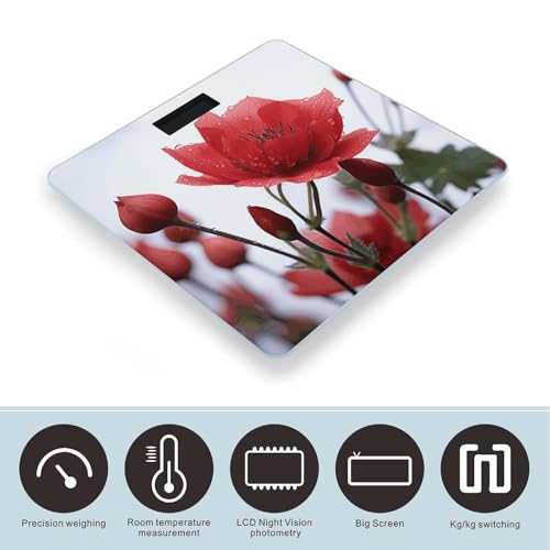 Balanza Digital para Baño con Pantalla LCD Grande miniatura 3