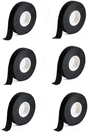 Fleece Automotive Wire Harness Fuzzy Tape - 6 Rolls - 19mm x 25m per roll