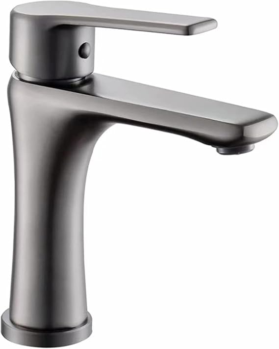 Bathroom Faucet, Single Lever Bathroom Faucet, Grey Bathroom Sink