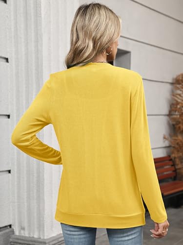 Image of Heymoments Lightweight Open Front Cardigan Sweater for Women Long Sleeve Causal Bolero Button Down Soft Outwear Tops