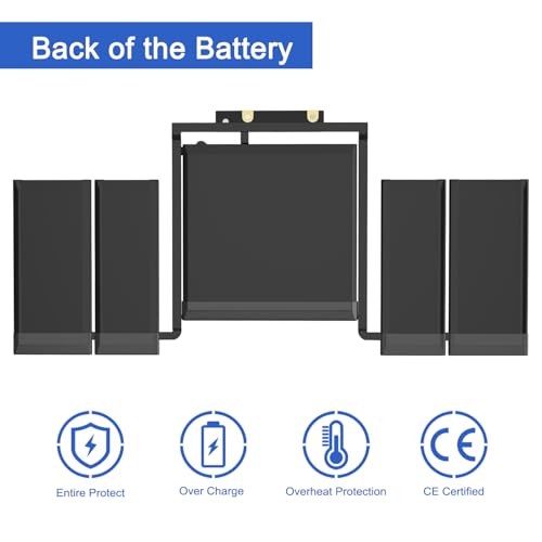 Image of JOTACT A1819 A1706 49.2Wh Laptop Battery Compatible with MacBook Pro 13 inch A1706 Late 2016 Mid 2017 EMC 3071 3163 MNQF2LL /A MNQG2LL /A MLVP2LL /A MNQF2LL /A MNQG2LL /A 11.4V