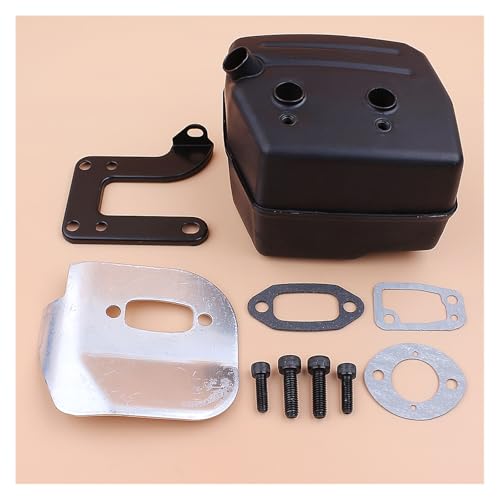 Kit deflector de escape for Jonsered 625 II 630 Super 670 Champ Motosierra gasolina motosierra repuesto