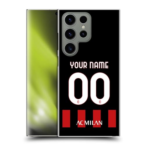 Coque Samsung S24 Ultra AC Milan personnalisée étui arrière rigide maillot 2023