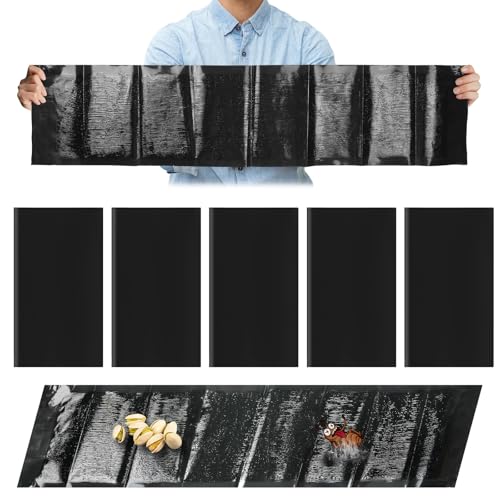 AMFUN 5 stycken självhäftande fällor, 120 cm x 28 cm skadedjur självhäftande kuddar fälla, för skadedjursbekämpning, för inomhus/utomhus/kök/trädgård/hem/kontor