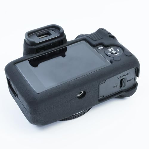 Funda de silicona para cámara Canon EOS R100 negra miniatura 4