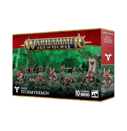 Stormvermin Skaven Warhammer Age of Sigmar de Games Workshop caja de miniaturas para montar