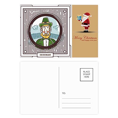 Cartes postales mari vert lot de 20 Irishman idée cadeau originale pour passionnés d'écriture