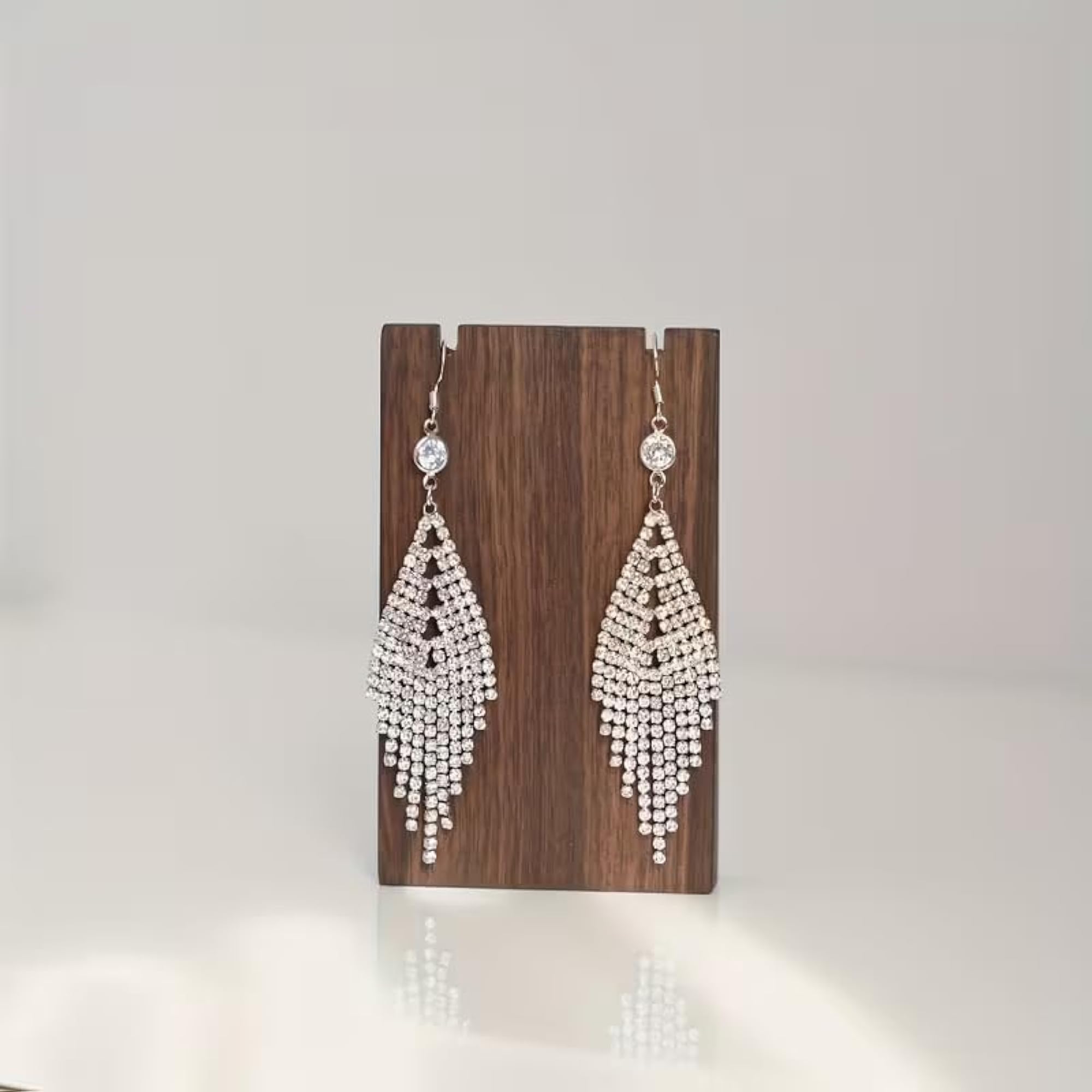 MIZAAN Sheesham Wood Necklace Display Stand