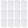 TOYANDONA Speelkaart Deck Dozen Lege Plastic Opbergdoos Kaarthouder Organizer Clear Card Case Snaps 12 Stks