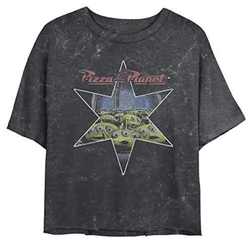 La Mejor Selección de Mr potato star del mes. 30 Pixar Toy Story Pizza Planet Alien Star - Camiseta Corta de Manga Corta para Mujer, Negro, XL