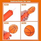 Mini Basketball Hoop Indoor, Wall Mounted Set with 2 Mini Basketball & Pump, Ideal for Office, Bedroom and Living room - Image 4