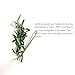 NOLAST 4pcs Faux Greenery Branches Stems Fake Olive Branches Artificial Plants for Vase Home Party Decoration (Green)