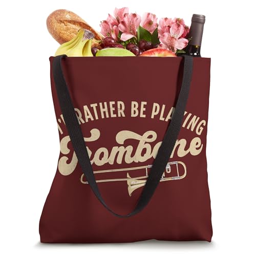 Bolsa Tote Divertida para Trombonista miniatura 4