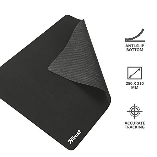 Tappetino per Mouse M 250 x 210 x 3 mm - Nero - Mousepad - Immagine 3