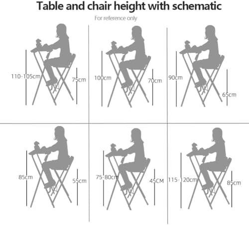 Chaise de bar résistante aux intempéries pour balcon compact et terrasse - 7