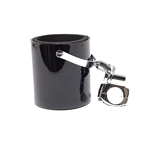 Gloss Black Motorcycle Handlebar Drink Cup Holder
