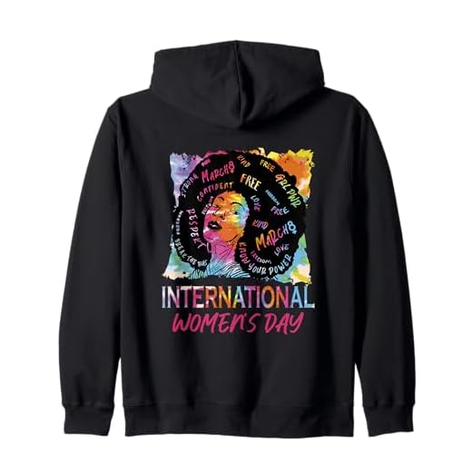 Joyeuse Journée internationale de la femme forte féministe Sweat à Capuche