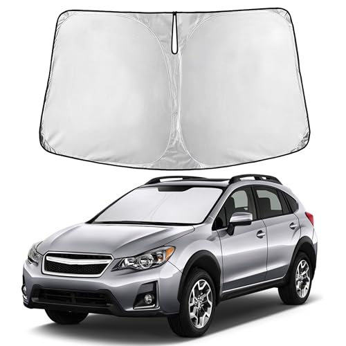Image of EcoNour Windshield Sunshade Compatible for Subaru Crosstrek 2013-2015 2016 2017, Sun Visor for Front Windshield & Window Sun Shade Cover, UV Heat Blocker & Protector, Car Accessories