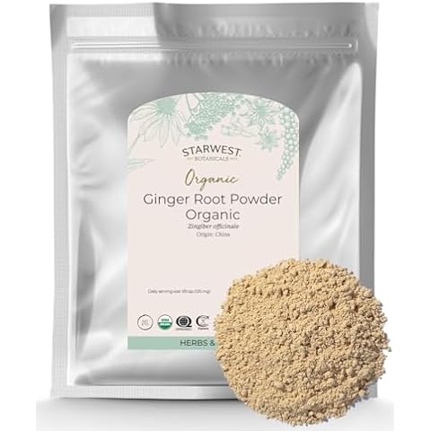 Starwest Botanicals Organic Ginger Root Powder Cover