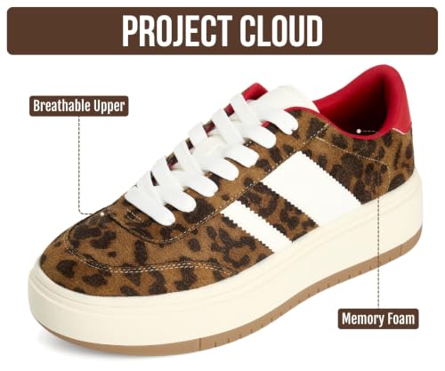 Image of Project Cloud Platform Sneakers for Women - Lightweight Memory Foam Insole Womens Sneakers - Non-Slip Fashion Sneakers for Women Footwear - Women's Fashion Platform Shoes (Nita)