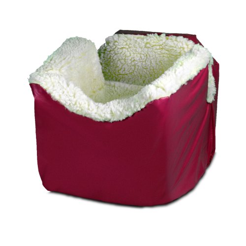 Snoozer Lookout I Pet Car Seat, Small, Hot Pink Vinyl