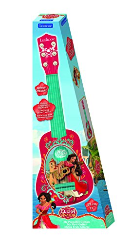 Disney Elena van Avalor Elena Mijn Eerste Gitaar voor kinderen, 6 nylon snaren, 53 cm, gids inbegrepen, rood / blauw… - Image 4
