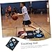 Milisten Dribble Training Mat Basketball Drills Equipment Traction Pad Training Sign Mats for Home Gym