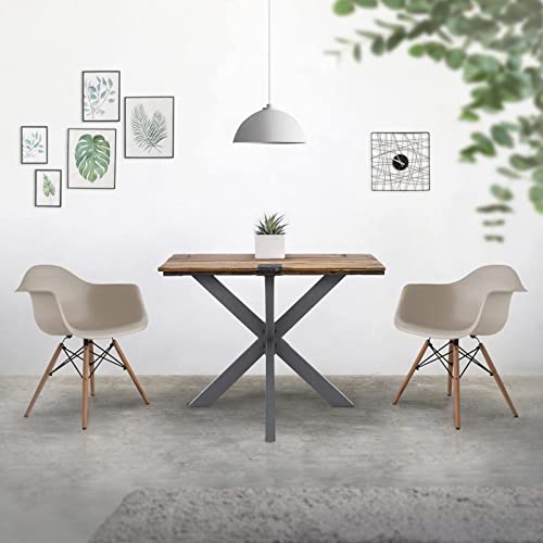 Table araignée de style industriel avec assemblage facile DIY - 3