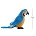 Levenkeness Macaw Parrot Plush, Blue Bird Stuffed Animal Plush Toy Doll Gifts for Kids 9.8