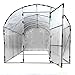 SANJIANG Invernadero para Exteriores Huerto para Plantas Tunel Invernadero para El Jardín Hecho De Tubos De Acero Galvanizado,2x6x2m