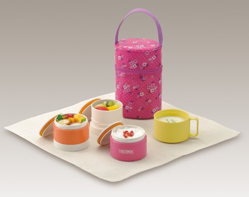 Amazon｜THERMOS 【ボトル型弁当箱】 フレッシュランチボックス 3段式