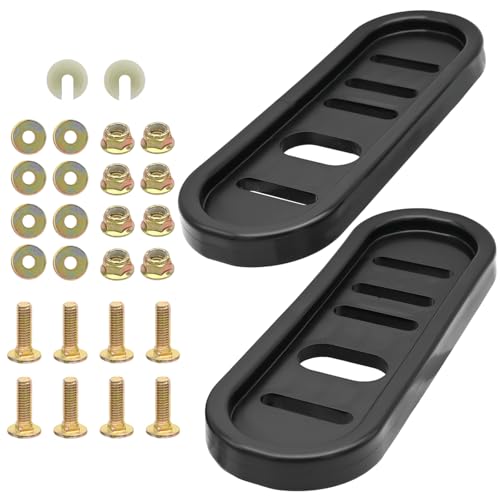 Bynor 490-241-0010 Snowblower Slide Shoes for 2-Stage & 3-Stage MTD Craftsman Troy-Bilt Yard Machines Throwers Includes Mounting Hardware