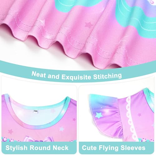 ICOSY Girls Nightgowns Princess Nightgown Dress for Toddler Girls Pajamas for Kids Girl Clothes3