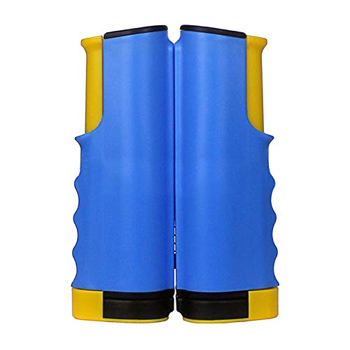 AIRUEEK Red de Tenis de Mesa Retráctil, Soporte de Ping Pong Telescópica Portátil para Mesa de Ping Pong, Escritorio de Oficina, Cocina o Mesa de Comedor.Longitud Ajustable (Blue)