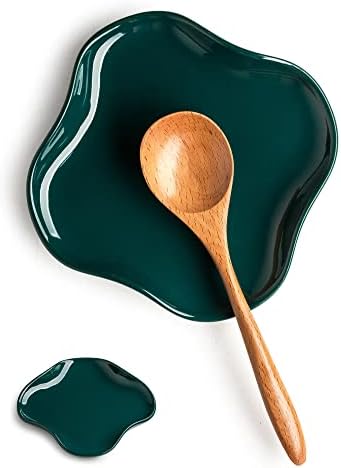 Farmhouse Style Ceramic Spoon Rest - Perfect Stove Top Companion For Cooking