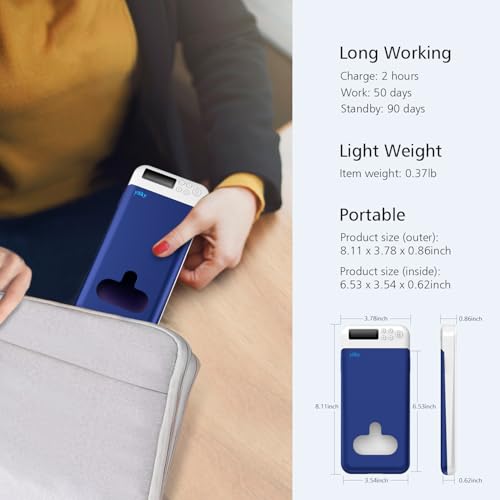 Image of ySky Cell Phone Lock Box with Timer,Portable Timed Phone Lock Box for iPhone and Android Phones, Self-Control Timer Phone Locker Jail to Help Kids,Students Focus Back