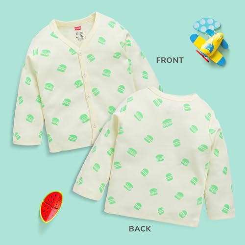 Image of LuvLap Unisex Cotton Regular Fit Jhabla Shirt