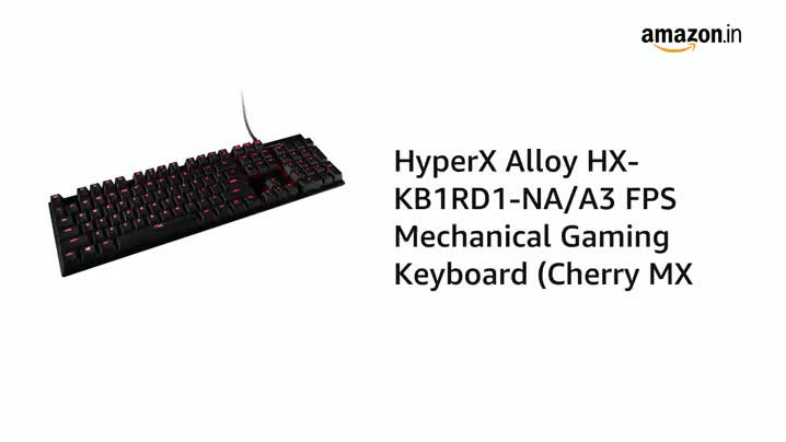 Amazon.in: Buy HyperX Alloy HX-KB1RD1-NA/A3 FPS Mechanical