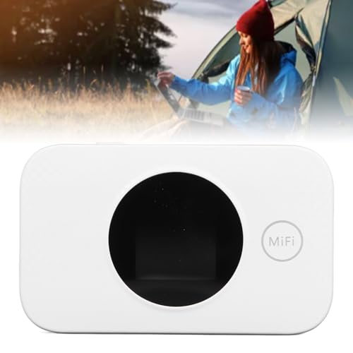 Image of 4G LTE Mobile Hotspot, Pocket Wi Fi Router with Screen Display, Lightweight Portable Mobile Hotspot Supports Up to 10 Devices, for Smartphones Laptops Smart TVs