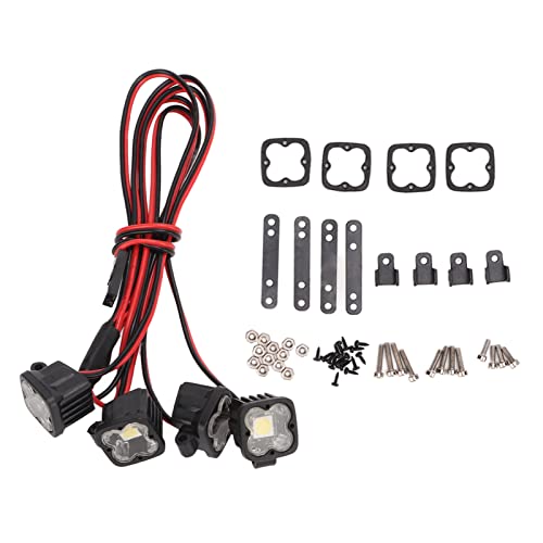 Faro RC Universal diseñado con carcasa resistente para soportar rutas extremas 1/10