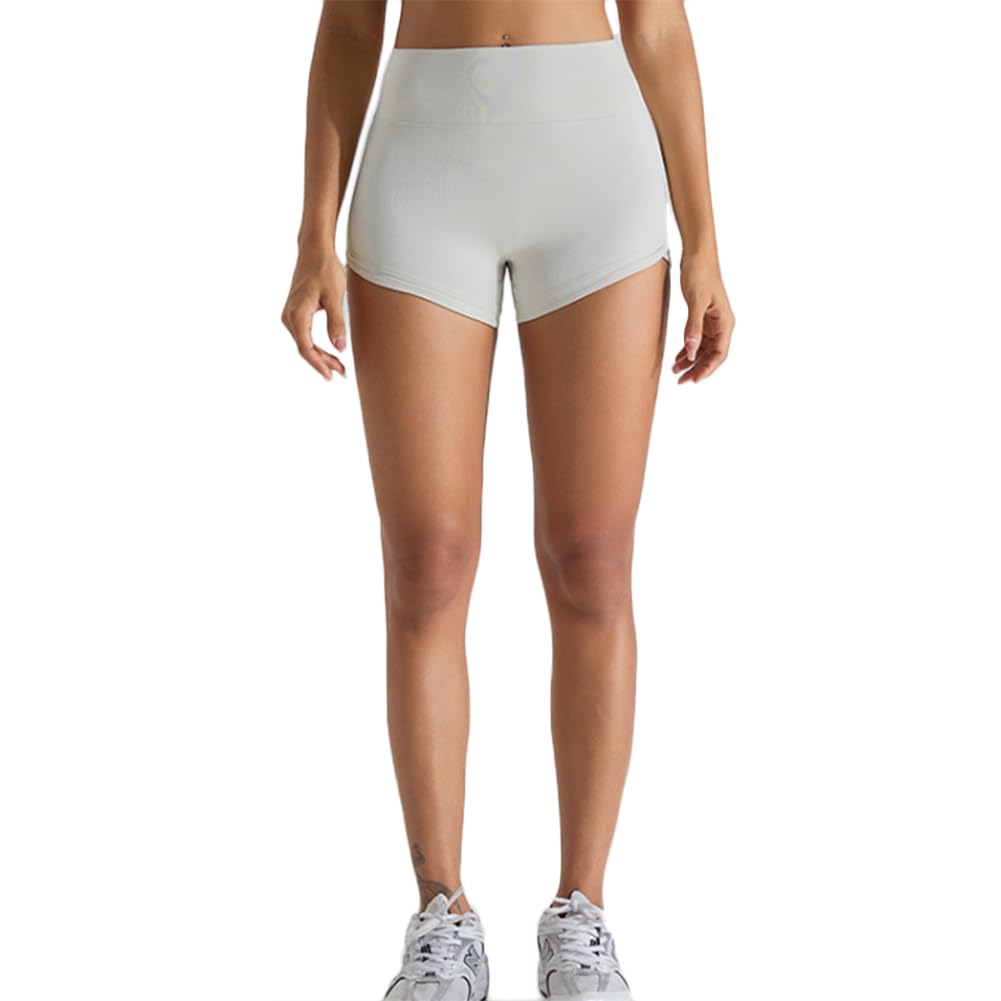 High-Waisted Womens Scrunch Butt Biker Shorts - Yoga Gym Fitness Activewear
