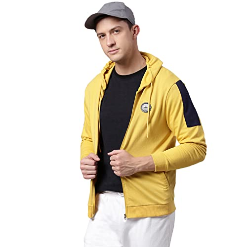 Image of HIGH Star Men's Fleece Colorblock Hooded Sweatshirt