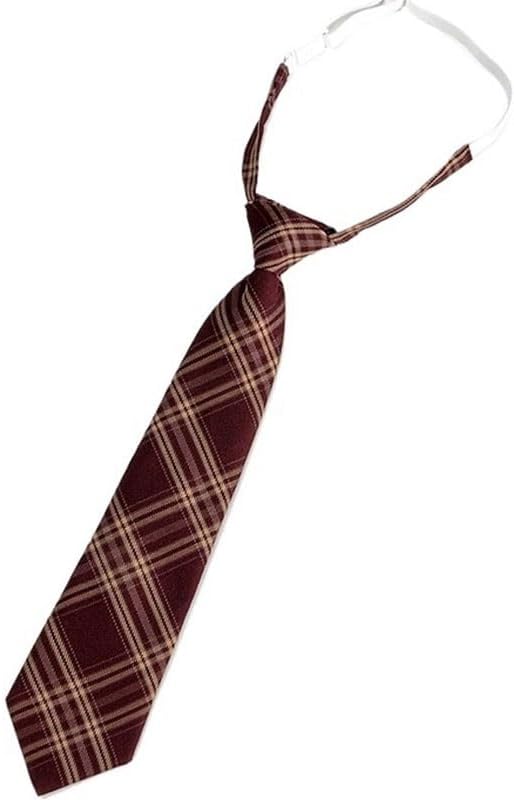 Japanese-style Uniform School Women's Shirt Wine Red Zipper Tie And Accessories