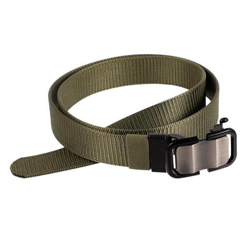 Nylon Automatic Buckle Men's Casual Training Belt Breathable Outdoor Waistband for Jeans Shorts Trousers for Hiking Camping Everyday Wear